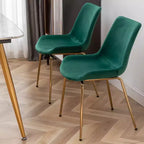 Set da pranzo rotondo Avant di Roundhill Furniture, tavolo da pranzo rotondo con 4 sedie laterali, 5 pezzi