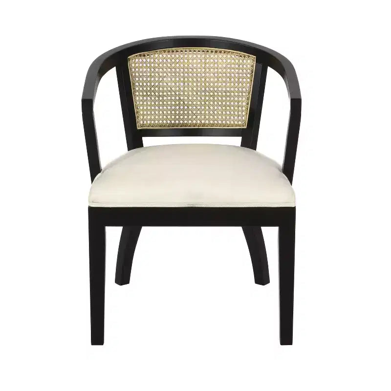 Christopher Knight Home Delwood Set da Pranzo Espandibile Tradizionale a 7 Pezzi in Legno, Tessuto e Rattan