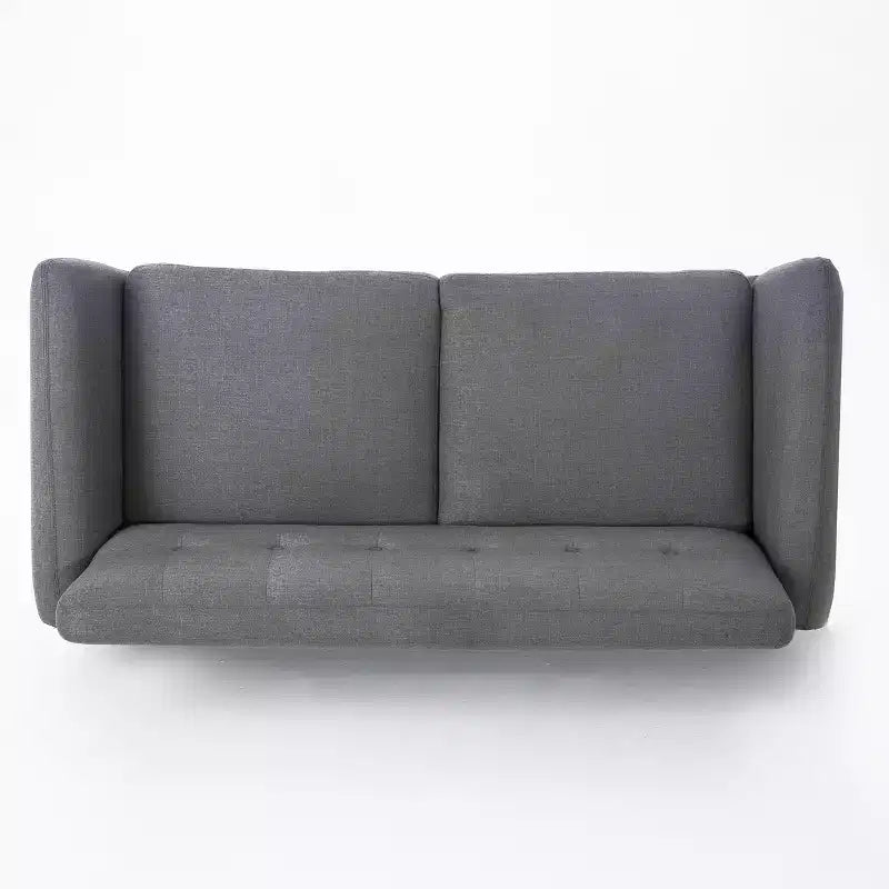Divano GDFStudio Sheena Mid-Century Modern a 2 posti, imbottito e capitonné, 67,25 pollici