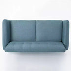 Divano GDFStudio Sheena Mid-Century Modern a 2 posti, imbottito e capitonné, 67,25 pollici