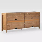Saracina Home Madia Moderna Scanalata 70" con Ante Arcate