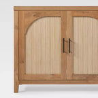Saracina Home Madia Moderna Scanalata 70" con Ante Arcate