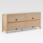 Saracina Home Madia Moderna Scanalata 70" con Ante Arcate