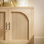 Saracina Home Madia Moderna Scanalata 70" con Ante Arcate