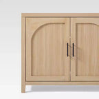 Saracina Home Madia Moderna Scanalata 70" con Ante Arcate