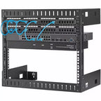StarTech.com Rack per apparecchiature a parete a telaio aperto 8U - Profondità 30 cm - RK812WALLO