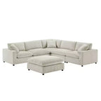 Divano componibile Comfort Pointe Casella 6 pezzi