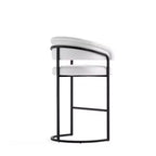 Sgabello da bar moderno rivestito in similpelle Manhattan Comfort Augusta