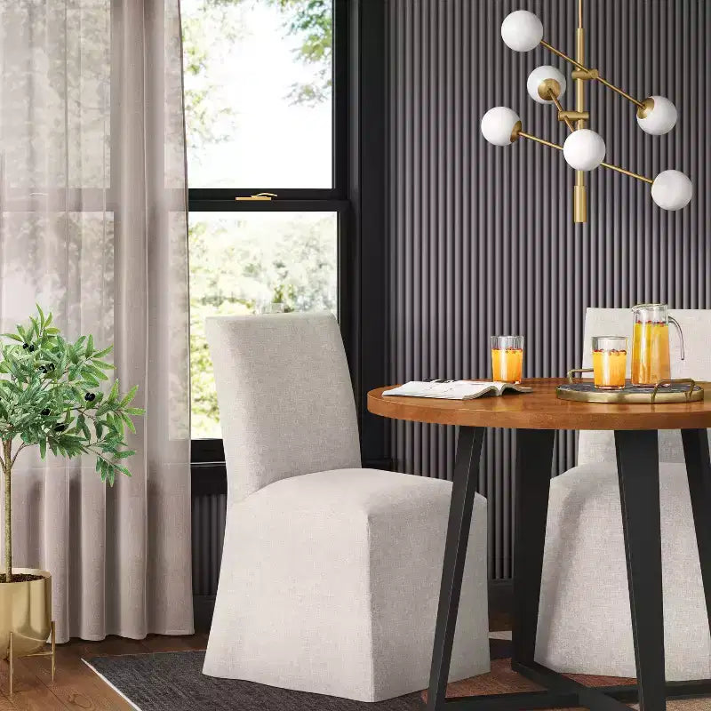 Sedia da pranzo con fodera Kay - Threshold