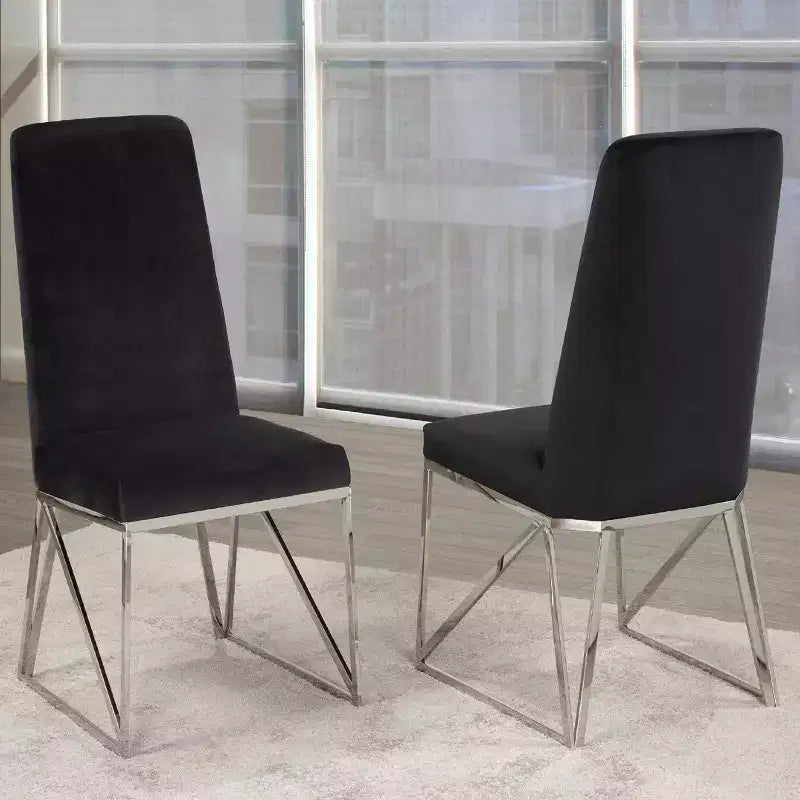 Brassex Set of 2 Ariela Dining Chairs