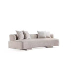 Manhattan Comfort Set Divano Verandah Chenille Imbottito 2 pz da 112" e Divano da 90.6"