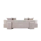 Manhattan Comfort Set Divano Verandah Chenille Imbottito 2 pz da 112" e Divano da 90.6"