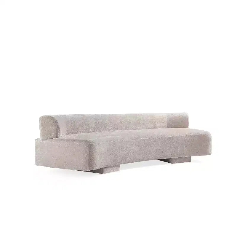 Manhattan Comfort Set Divano Verandah Chenille Imbottito 2 pz da 112" e Divano da 90.6"