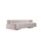 Manhattan Comfort Set Divano Verandah Chenille Imbottito 2 pz da 112" e Divano da 90.6"