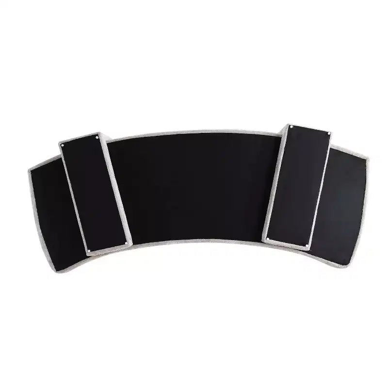 Manhattan Comfort Set Divano Verandah Chenille Imbottito 2 pz da 112" e Divano da 90.6"