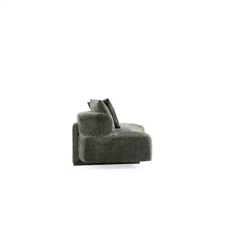 Manhattan Comfort Set Divano Verandah Chenille Imbottito 2 pz da 112" e Divano da 90.6"