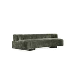 Manhattan Comfort Set Divano Verandah Chenille Imbottito 2 pz da 112" e Divano da 90.6"