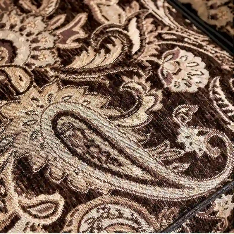 Divano Tradizionale Marrone 2 pezzi per Salotto