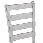 Set da pranzo minimalista in rovere da 60 cm a 6 pezzi (1 tavolo da pranzo + 4 sedie imbottite + 1 panca)
