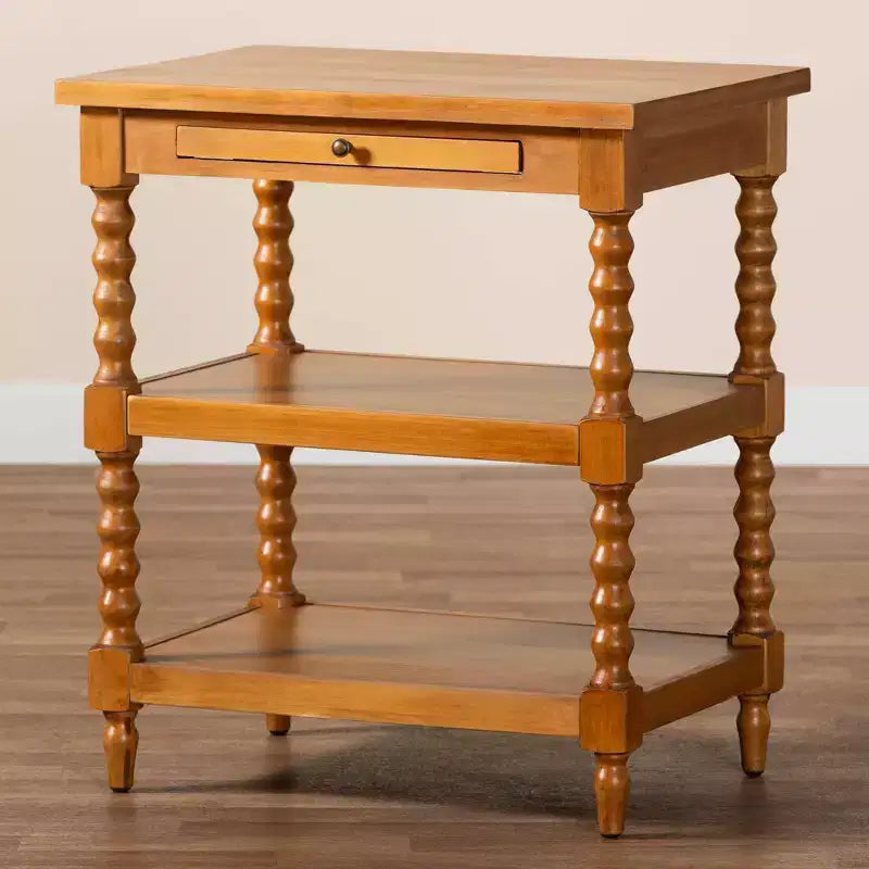 Tavolino in legno Imogene di Baxton Studio
