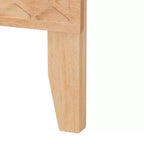 Baxton Studio Hosea Letto a Piattaforma Intagliato a Nido d'Ape Naturale