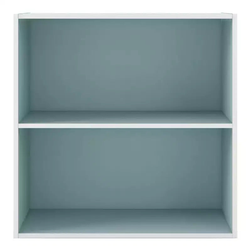 24/7 Shop At Home Libreria Moderna Silkpath a 2 Ripiani Impilabile e Modulare da 23,7"