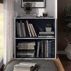 24/7 Shop At Home Libreria Moderna Silkpath a 2 Ripiani Impilabile e Modulare da 23,7"