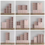 24/7 Shop At Home Libreria Moderna Silkpath a 2 Ripiani Impilabile e Modulare da 23,7"