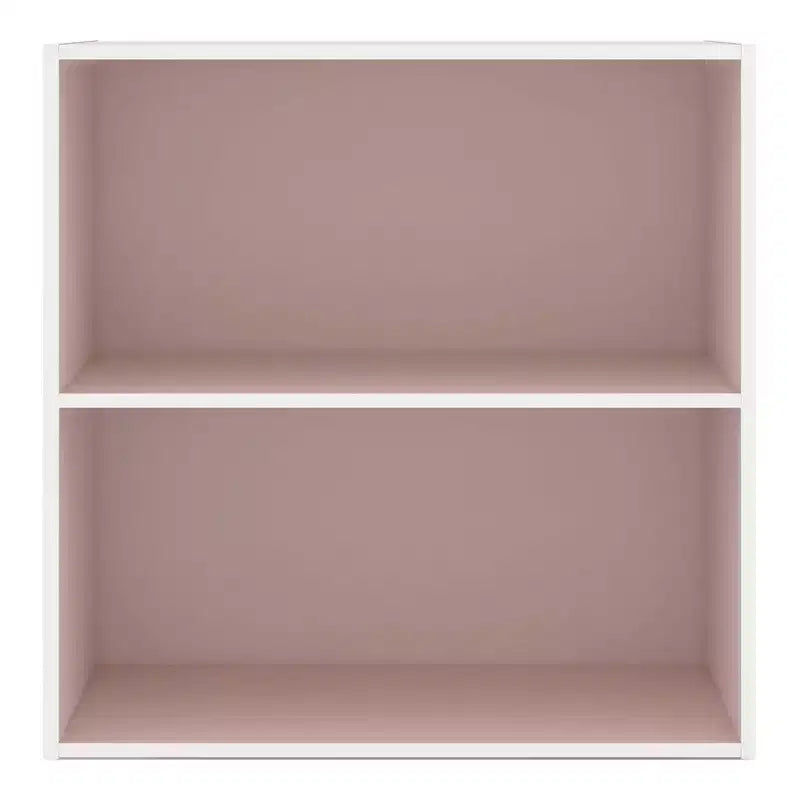 24/7 Shop At Home Libreria Moderna Silkpath a 2 Ripiani Impilabile e Modulare da 23,7"