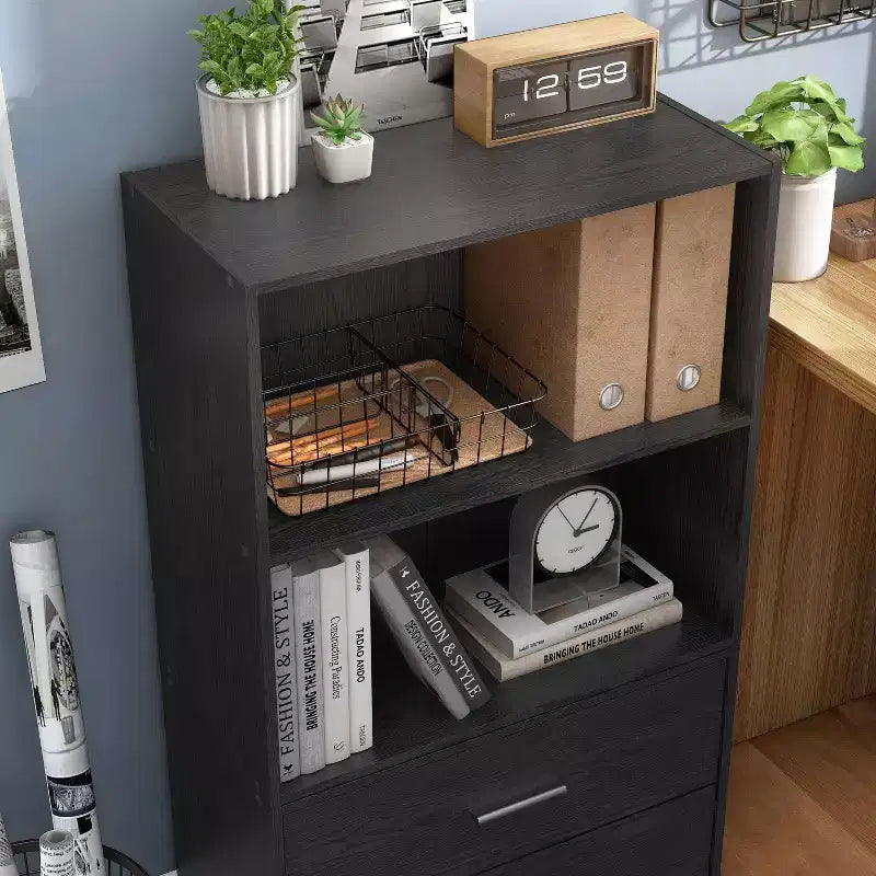 24/7 Shop At Home Libreria Moderna Silkpath a 2 Ripiani Impilabile e Modulare da 23,7"