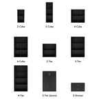 24/7 Shop At Home Libreria Moderna Silkpath a 2 Ripiani Impilabile e Modulare da 23,7"