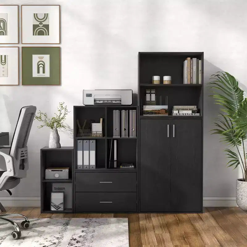 24/7 Shop At Home Libreria Moderna Silkpath a 2 Ripiani Impilabile e Modulare da 23,7"