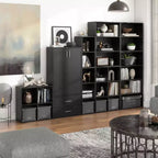 24/7 Shop At Home Libreria Moderna Silkpath a 2 Ripiani Impilabile e Modulare da 23,7"