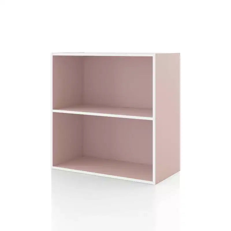 24/7 Shop At Home Libreria Moderna Silkpath a 2 Ripiani Impilabile e Modulare da 23,7"