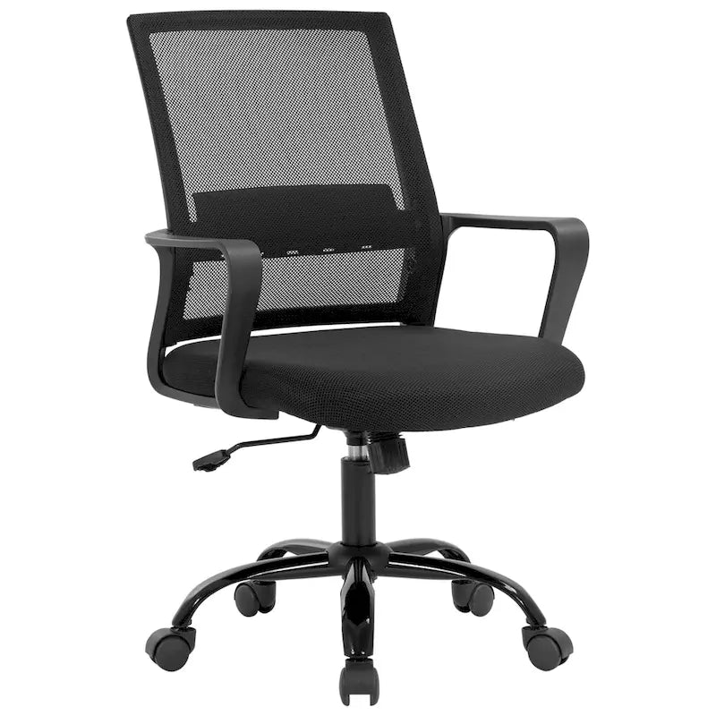 Sedia da ufficio girevole ergonomica moderna regolabile in altezza con supporto lombare