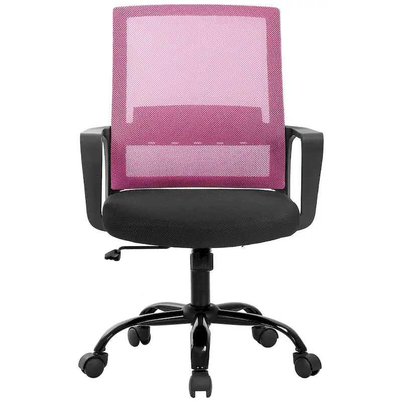 Sedia da ufficio girevole ergonomica moderna regolabile in altezza con supporto lombare