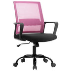 Sedia da ufficio girevole ergonomica moderna regolabile in altezza con supporto lombare