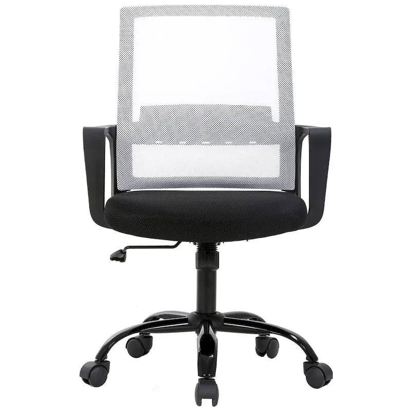 Sedia da ufficio girevole ergonomica moderna regolabile in altezza con supporto lombare