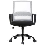 Sedia da ufficio girevole ergonomica moderna regolabile in altezza con supporto lombare