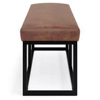 WyndenHall 44 Wide Kerwood Panca pouf rettangolare contemporanea