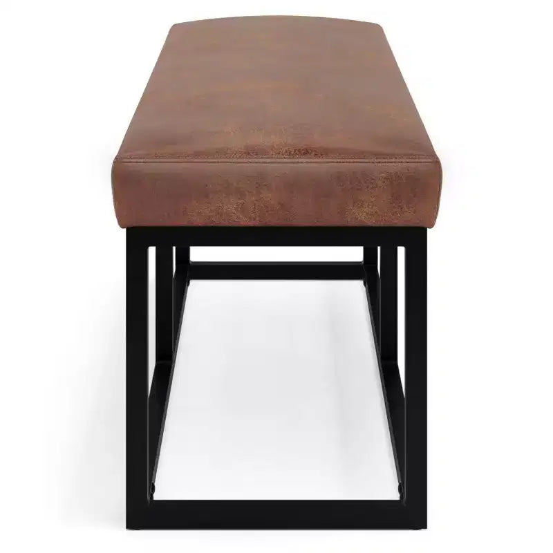 WyndenHall 44 Wide Kerwood Panca pouf rettangolare contemporanea