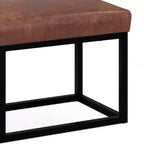 WyndenHall 44 Wide Kerwood Panca pouf rettangolare contemporanea