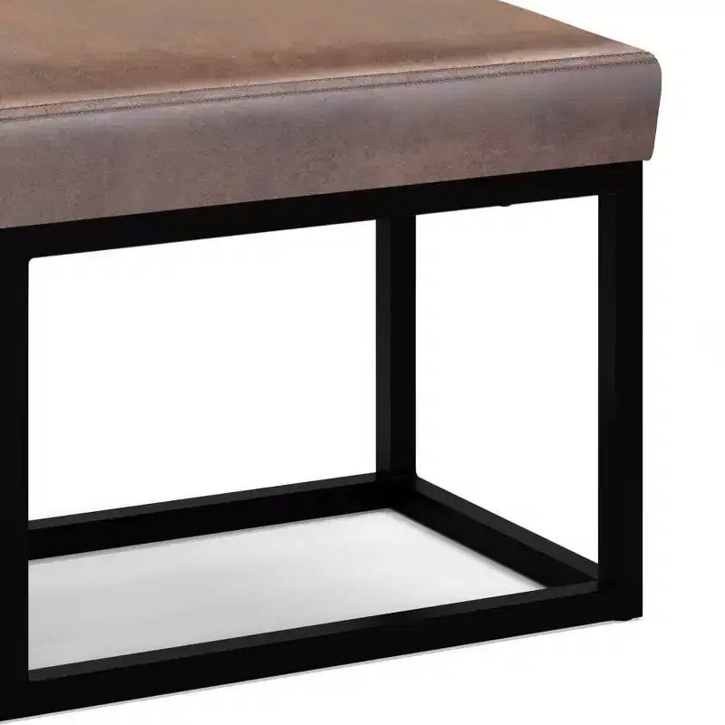 WyndenHall 44 Wide Kerwood Panca pouf rettangolare contemporanea