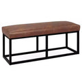 WyndenHall 44 Wide Kerwood Panca pouf rettangolare contemporanea