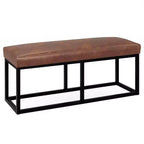 WyndenHall 44 Wide Kerwood Panca pouf rettangolare contemporanea