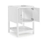 Alaterre Furniture Mobile bagno Bennet bianco