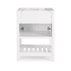 Alaterre Furniture Mobile bagno Bennet bianco