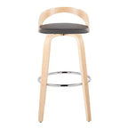 LumiSource Set di 2 Sgabelli da Bar Girevoli Grotto da 30"