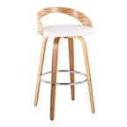 LumiSource Set di 2 Sgabelli da Bar Girevoli Grotto da 30"