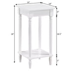 Breighton Home Tavolino Kim stile Country Francese con Ripiano